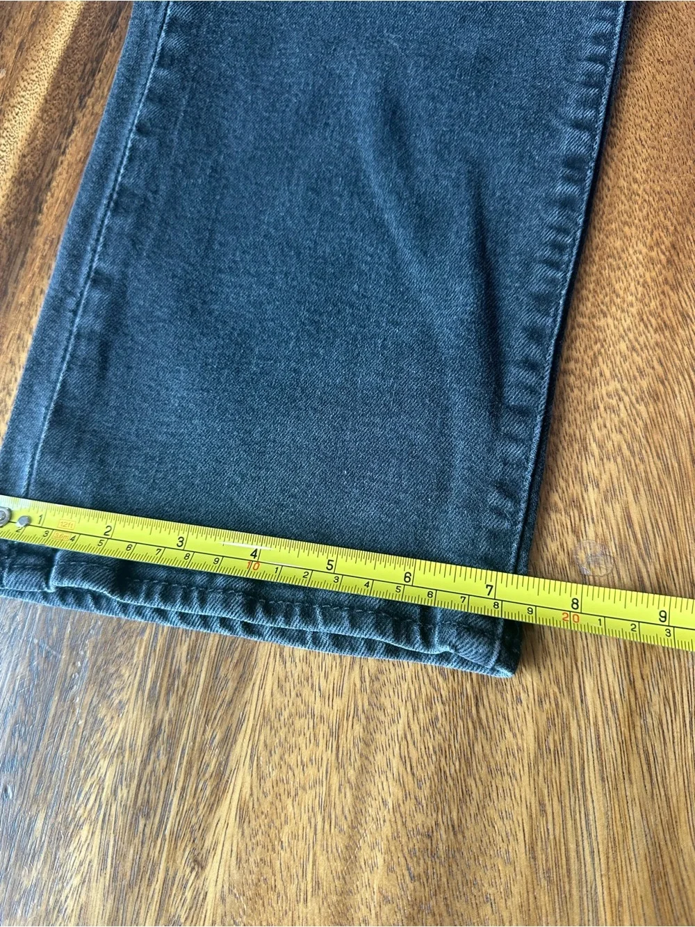 Levis 541 Premium Black Denim Regular Fit Jean Size 36x32 Actual 35x29 Big E